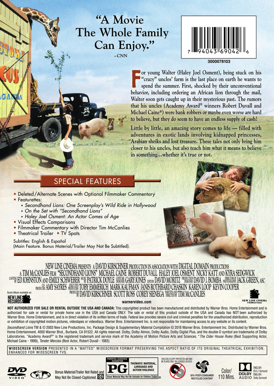 Secondhand Lions (DVD Platinum Series) [DVD]