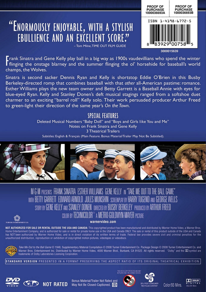 Take Me Out To The Ball Game [DVD]