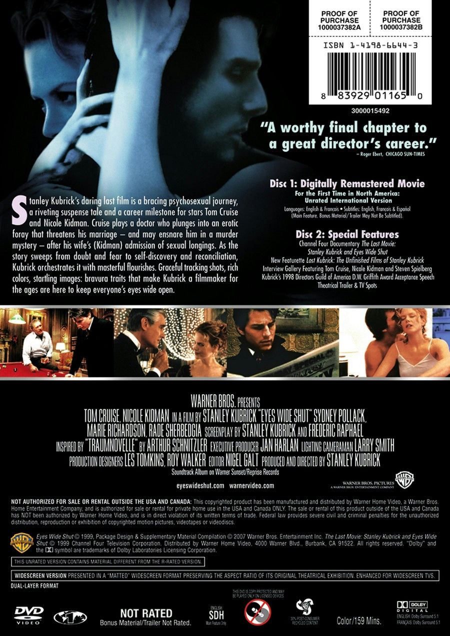 Eyes Wide Shut: Special Edition (DVD Special Edition) [DVD]