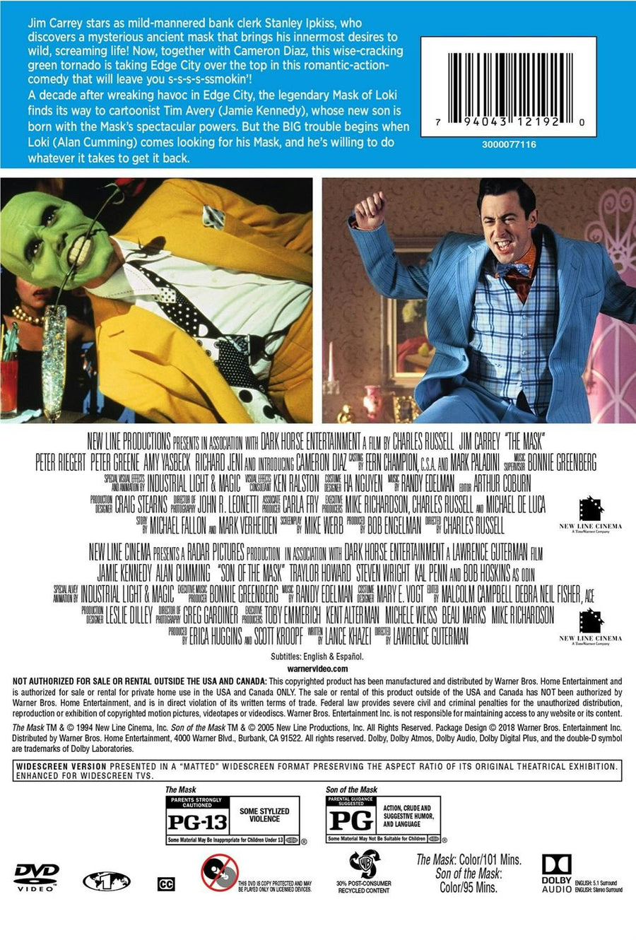 The Mask/Son of the Mask (DVD Double Feature) [DVD]