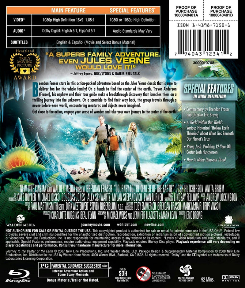 Journey to the Center of the Earth [Blu-ray]