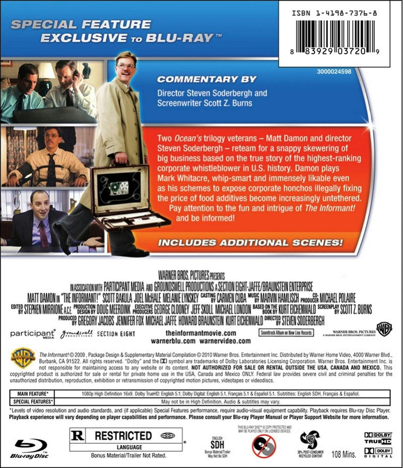 The Informant! [Blu-ray]