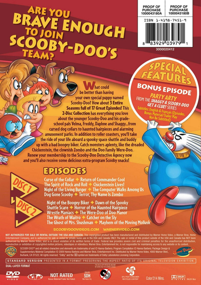 A Pup Named Scooby-Doo: Complete Seasons 2-4 [DVD]