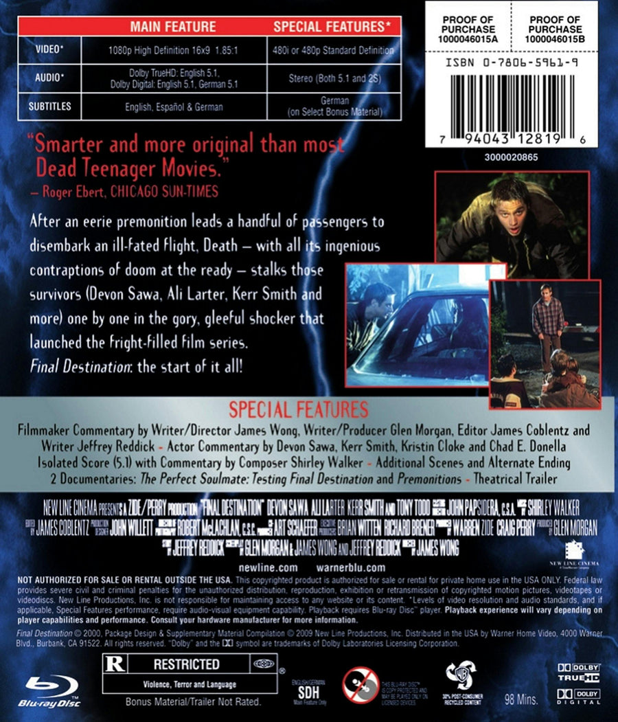 Final Destination [Blu-ray]