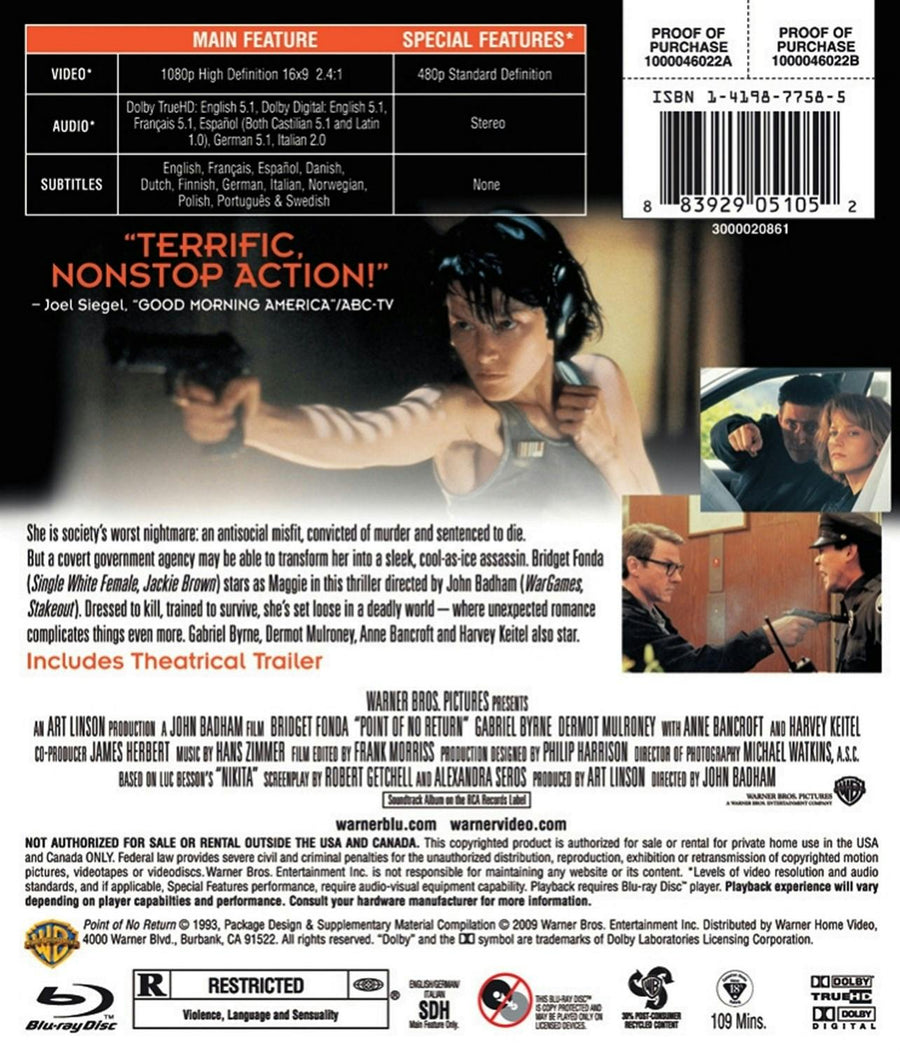 Point of No Return [Blu-ray]