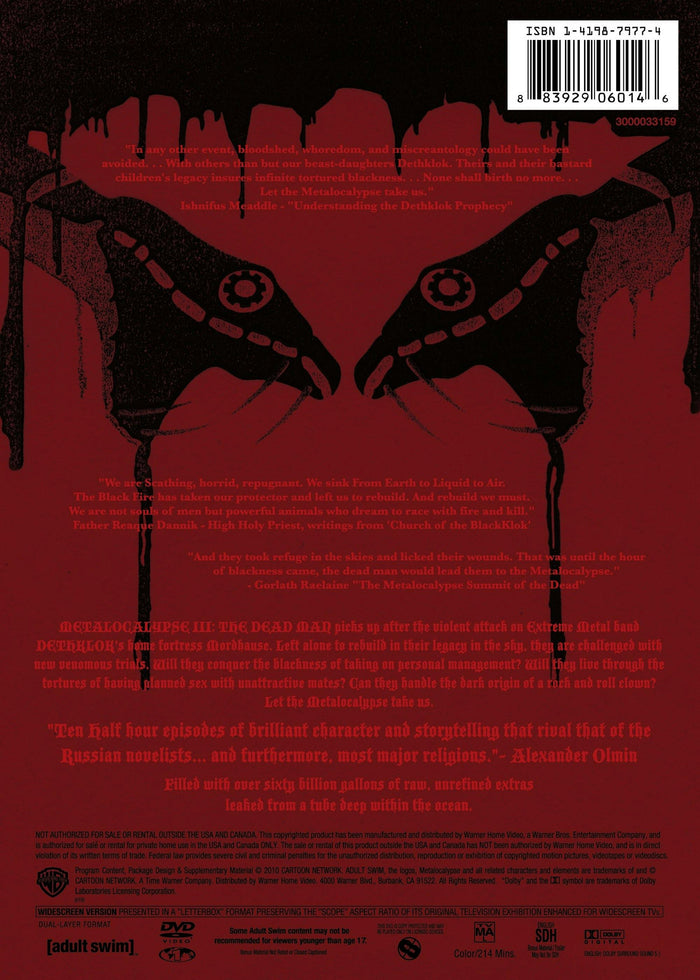 Metalocalypse: Season 3 [DVD]