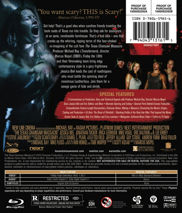 The Texas Chainsaw Massacre [Blu-ray]