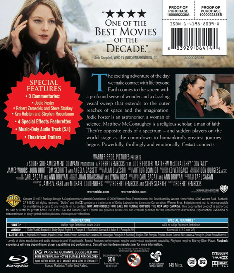 Contact [Blu-ray]