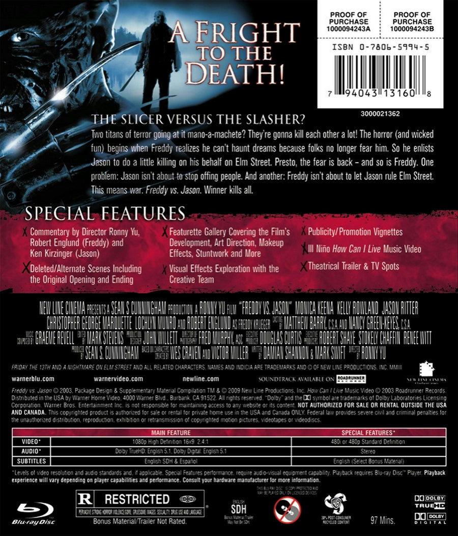 Freddy vs. Jason [Blu-ray]