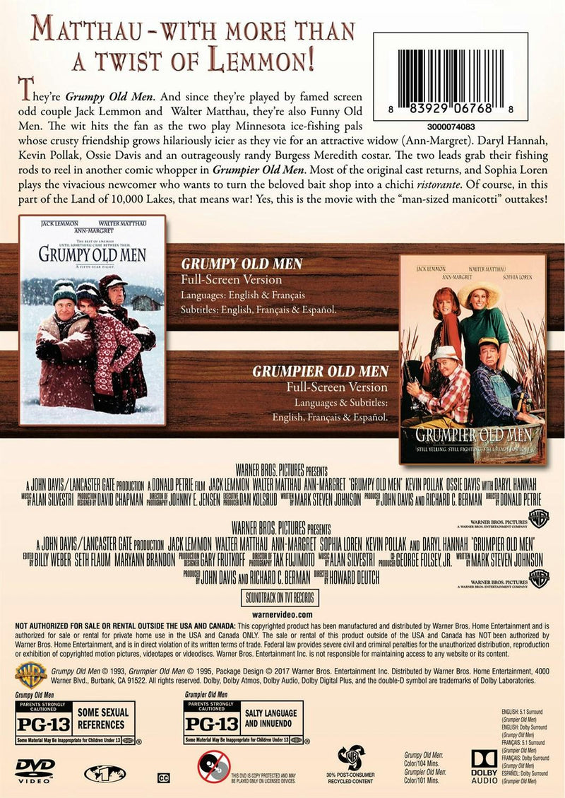 Grumpy Old Men/Grumpier Old Men (DVD Double Feature) [DVD]