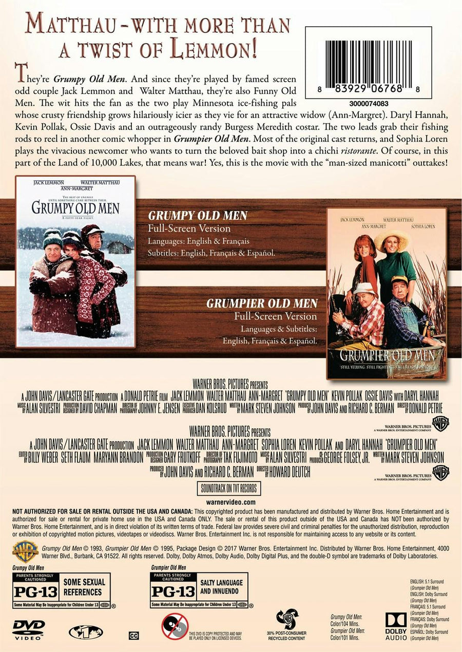 Grumpy Old Men/Grumpier Old Men (DVD Double Feature) [DVD]