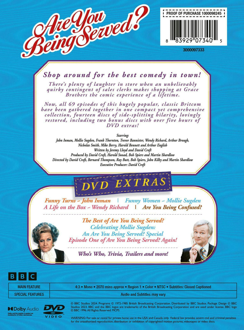 Are You Being Served?: The Complete Collection (Box Set) [DVD]