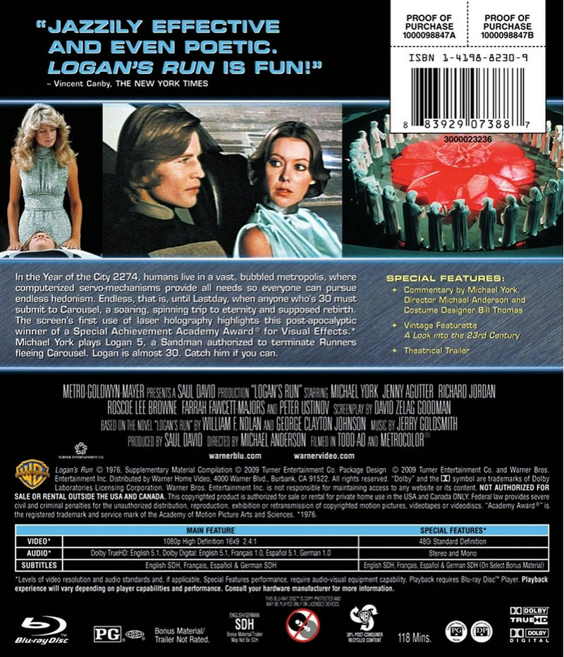 Logan's Run [Blu-ray]