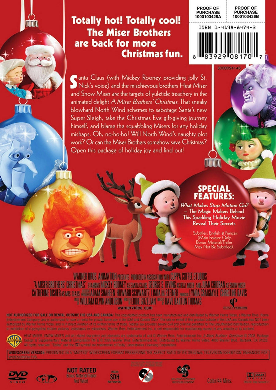A Miser Brothers' Christmas (Deluxe Edition) [DVD]
