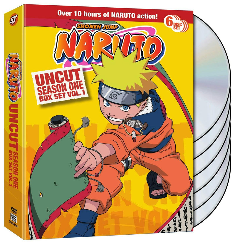 Naruto Uncut Season 1 Vol 1 Box Set [DVD]