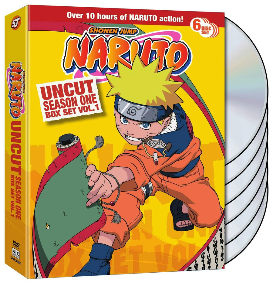 Naruto Uncut Season 1 Vol 1 Box Set [DVD]