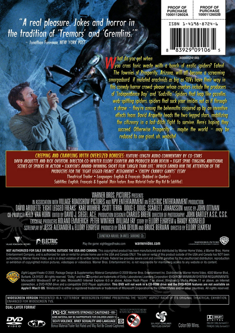 Eight Legged Freaks (DVD New Packaging) [DVD]