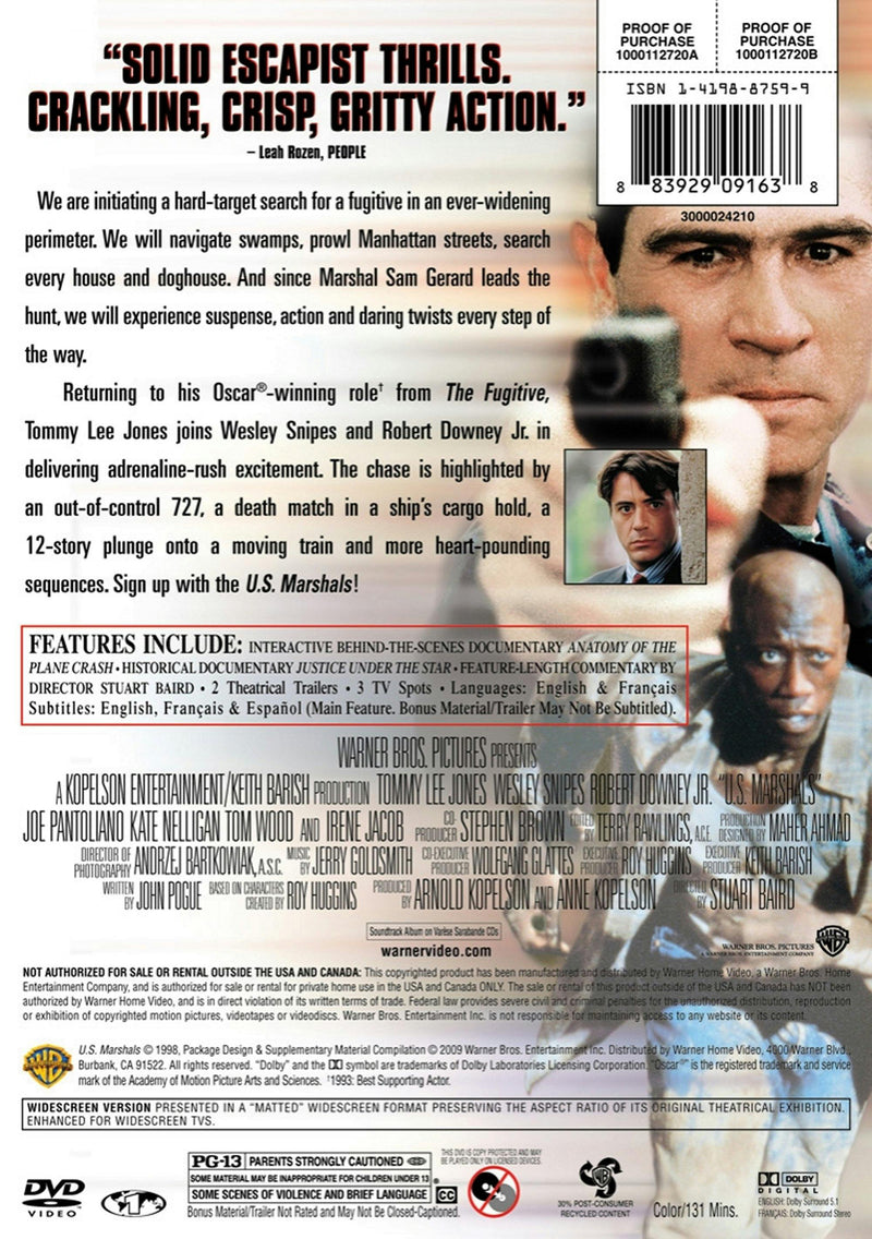 US Marshals (DVD New Packaging) [DVD]