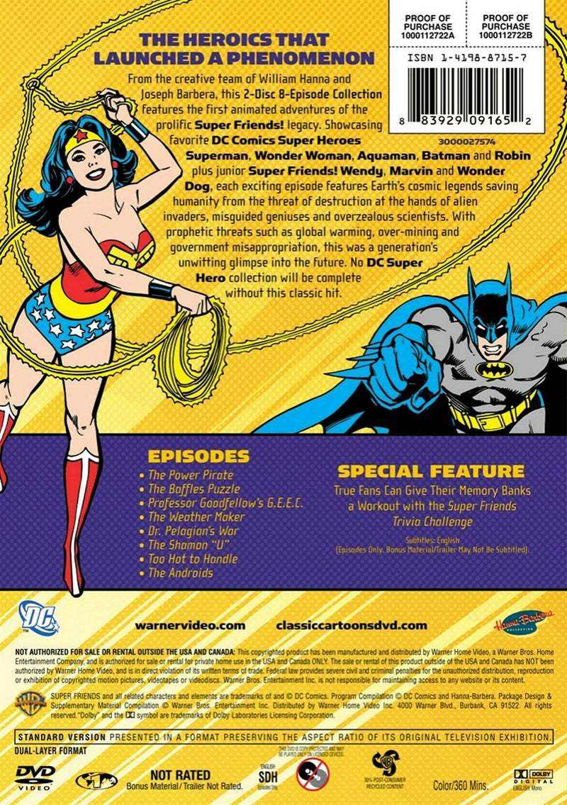 The Super Friends: Season One, Volume One [DVD]