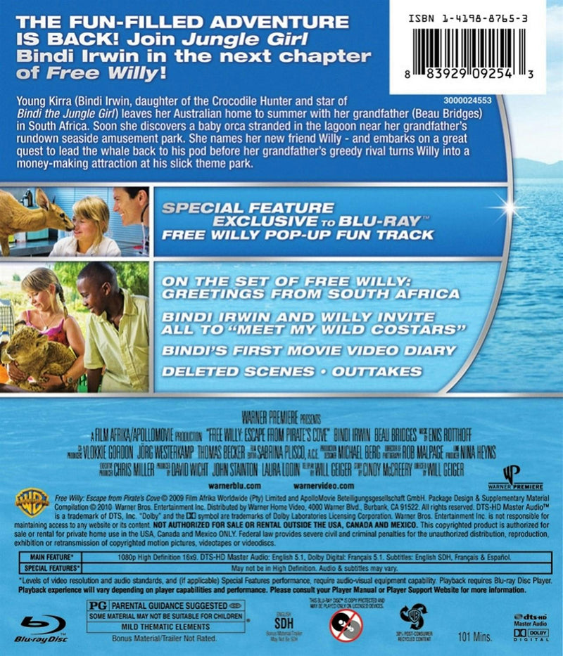 Free Willy: Escape from Pirate's Cove [Blu-ray]