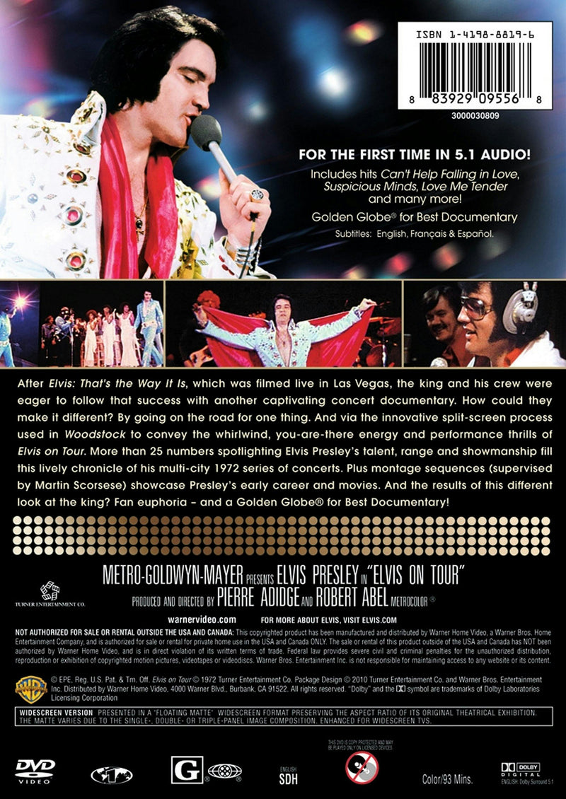 Elvis Presley: Elvis on Tour (DVD Widescreen) [DVD]