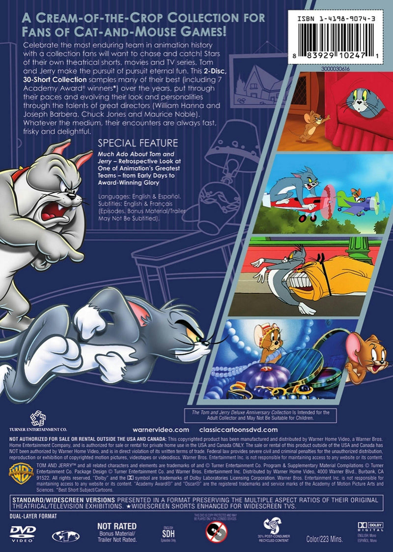 Tom and Jerry: Deluxe Anniversary Collection - 30 Classic... (DVD Anniversary Edition) [DVD]