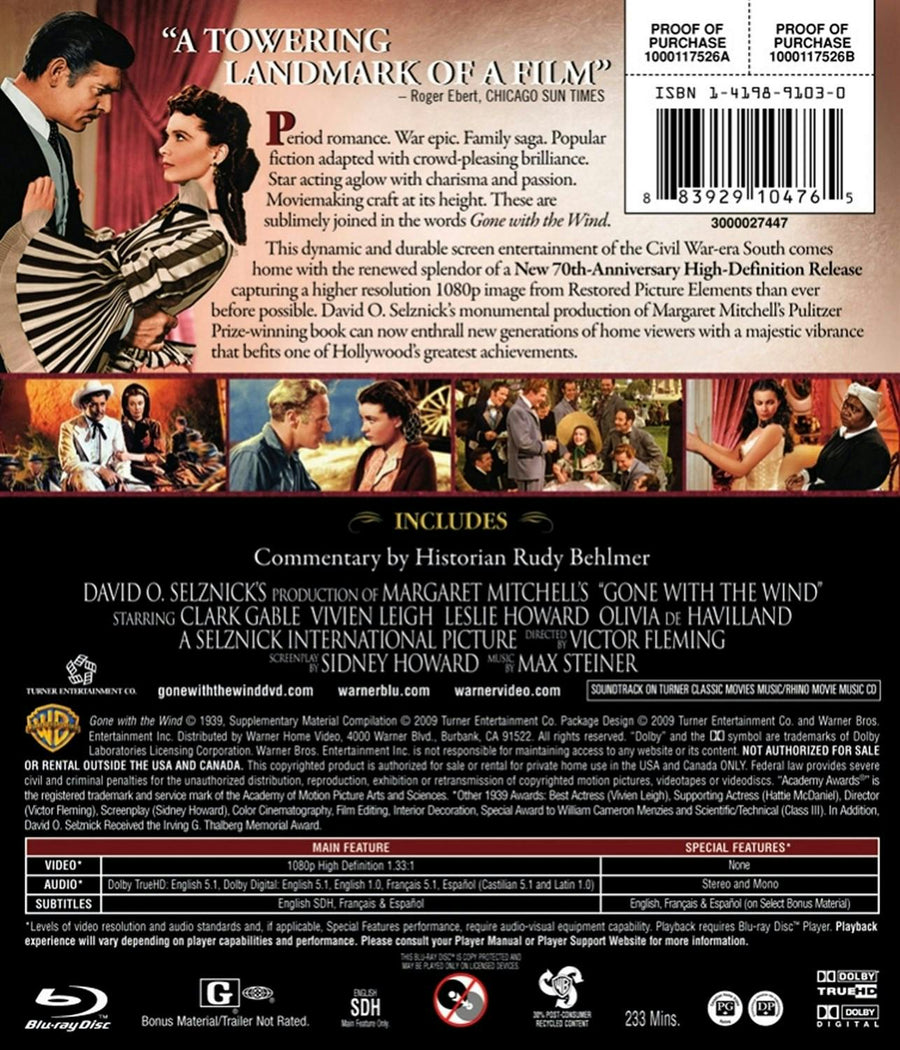 Gone With the Wind [Blu-ray]