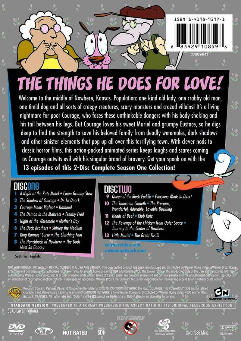 Cartoon Network Hall of Fame: Courage the Cowardly Dog Season One [DVD]