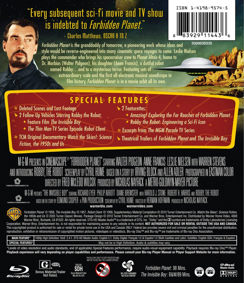 Forbidden Planet [Blu-ray]