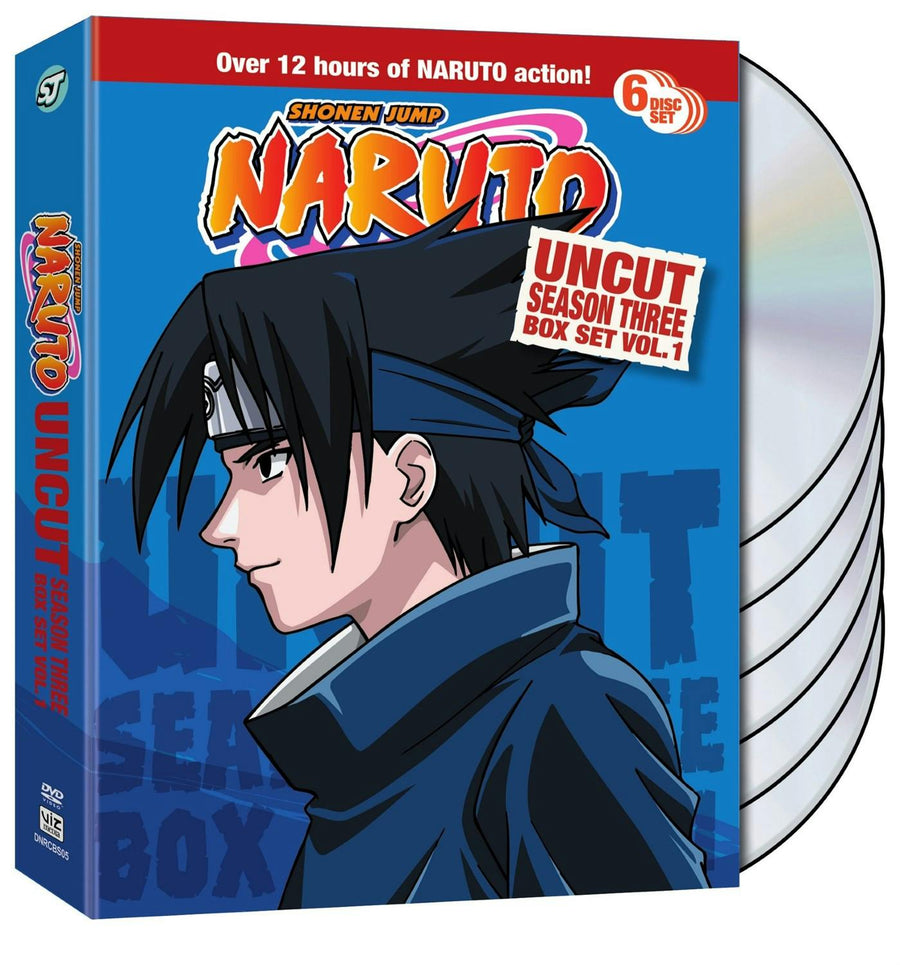 Naruto Uncut Season 3 Vol 1 Box Set (DVD Boxed Set) [DVD]