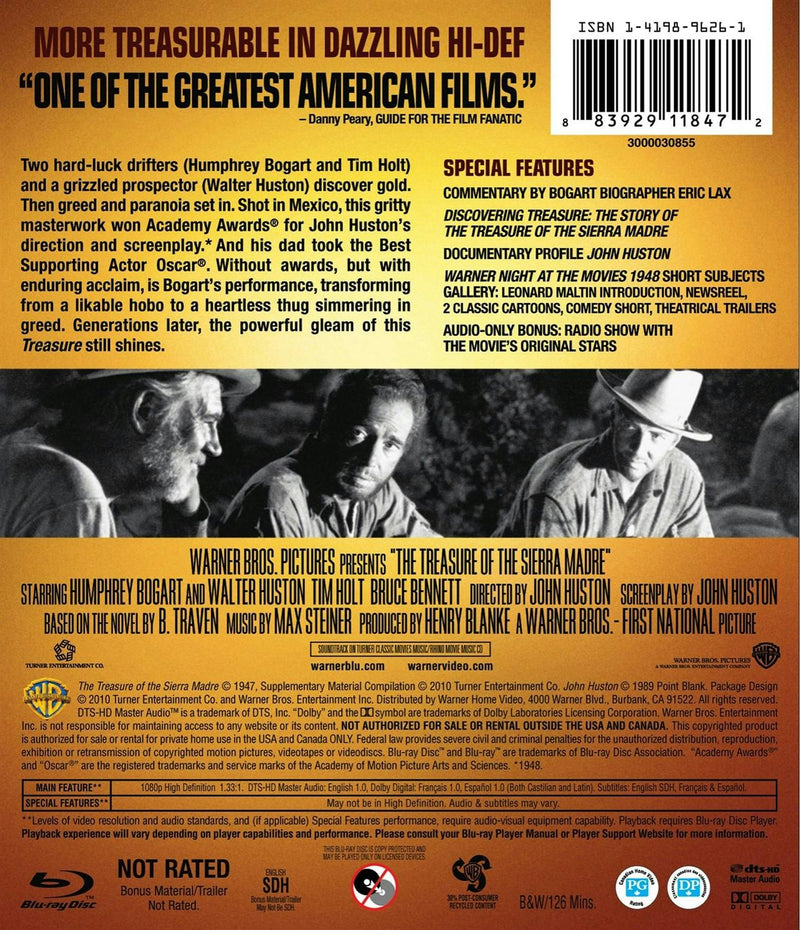The Treasure of the Sierra Madre [Blu-ray]