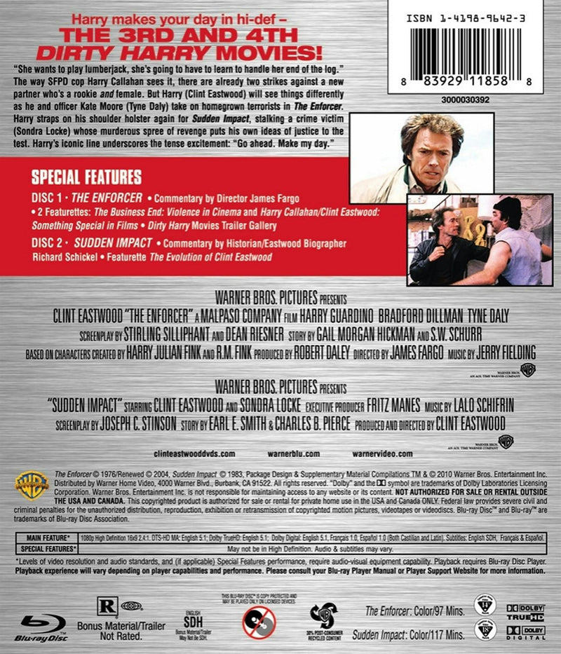 Enforcer, The/Sudden Impact (Blu-ray Double Feature) [Blu-ray]
