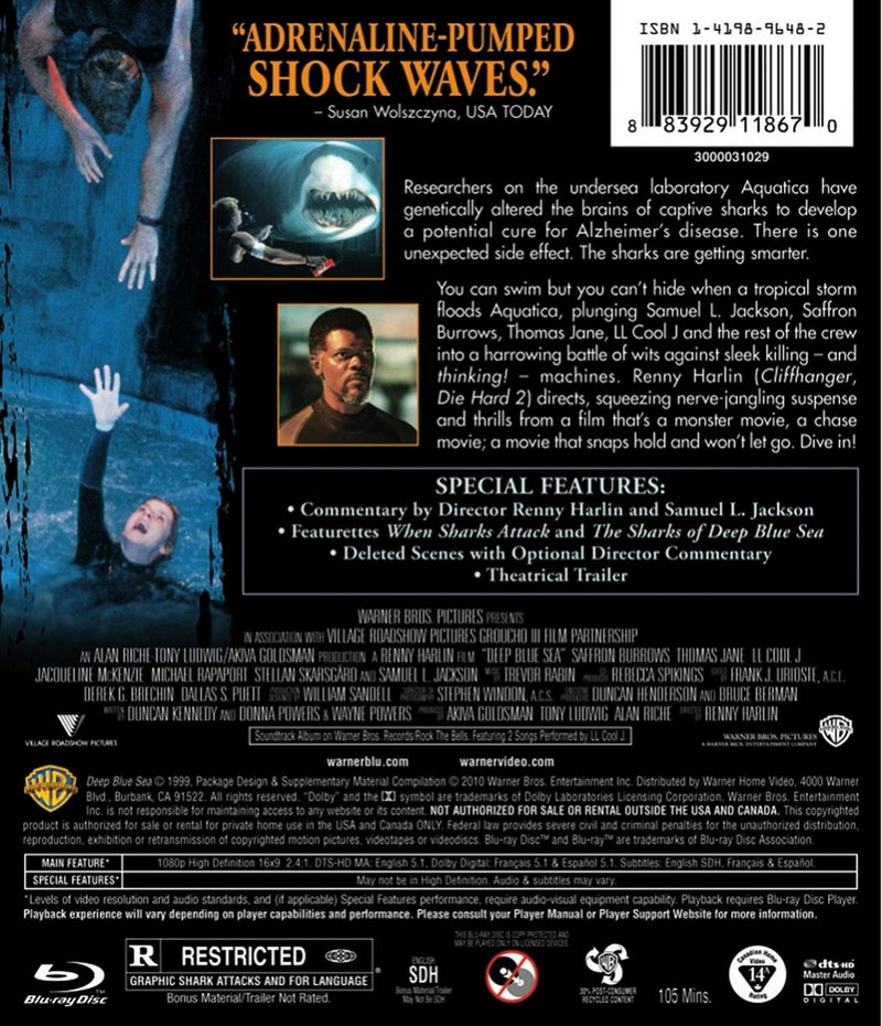 Deep Blue Sea [Blu-ray]