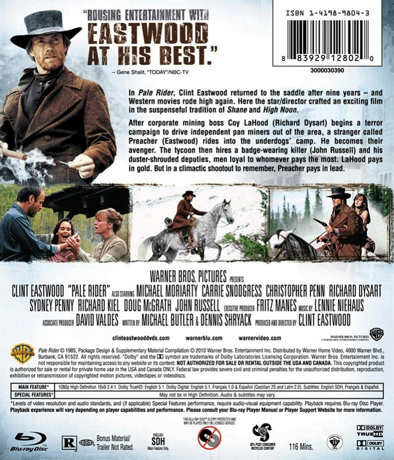 Pale Rider (Blu-ray New Packaging) [Blu-ray]