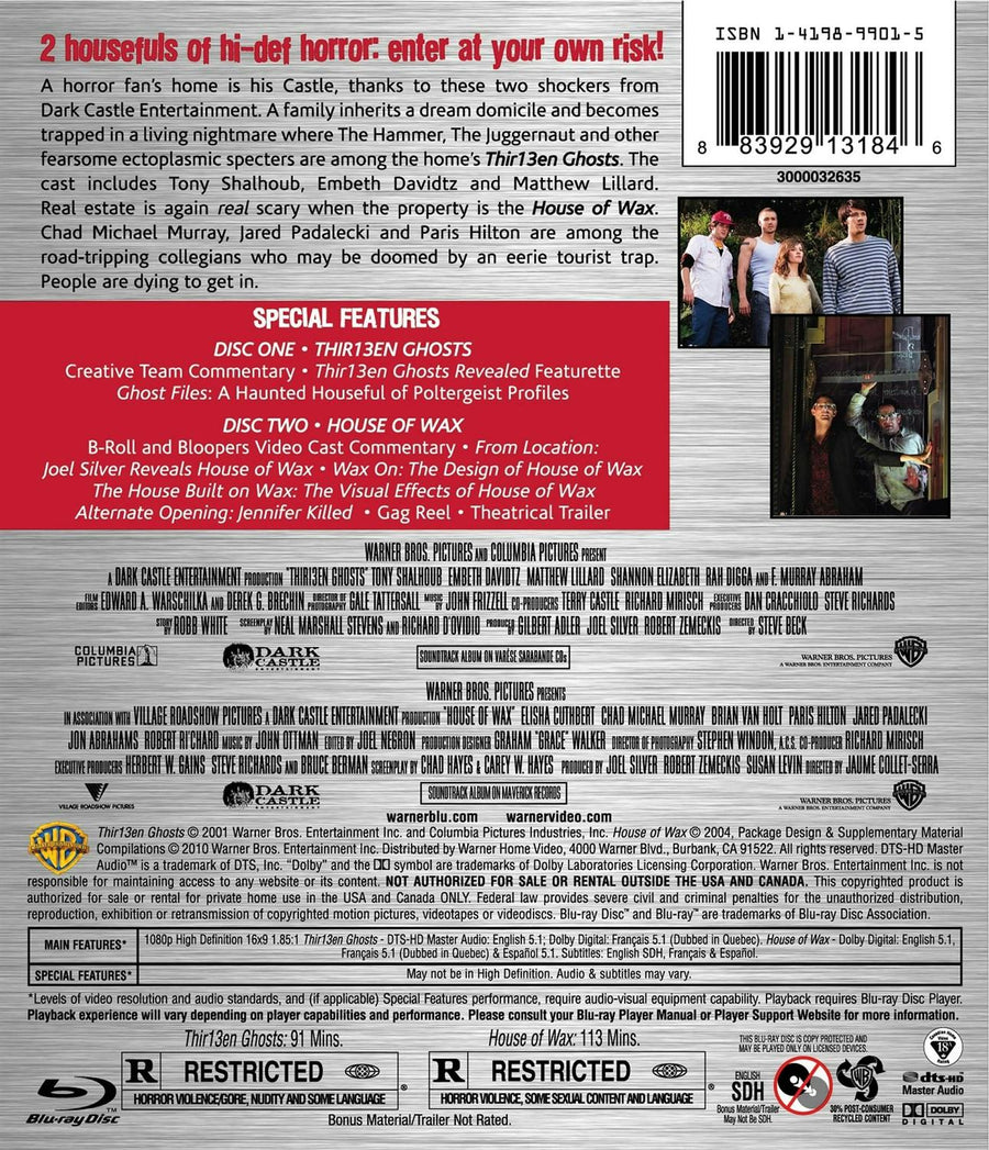 Thirteen Ghosts /House of Wax (Blu-ray Double Feature) [Blu-ray]