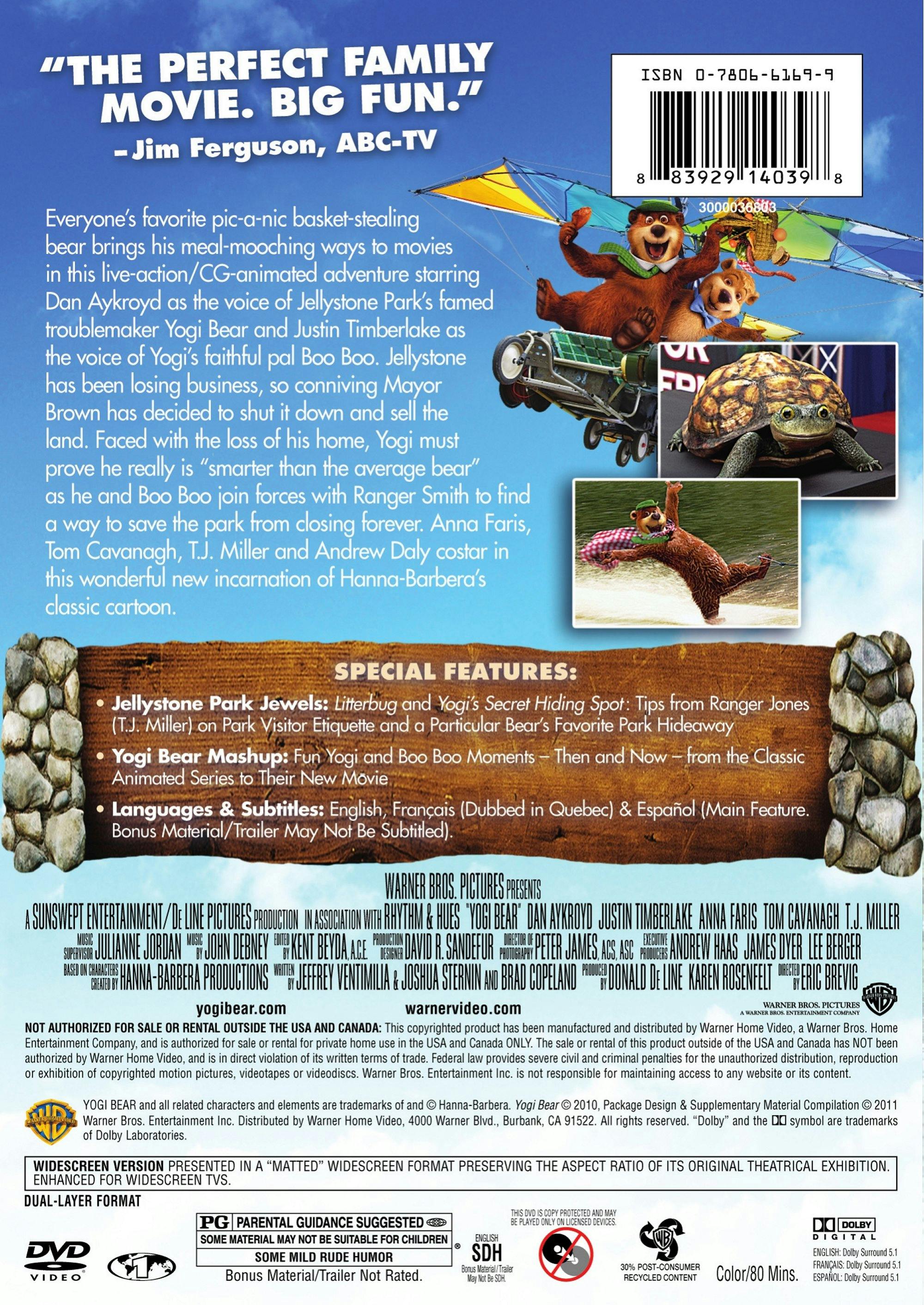 Yogi Bear [DVD] – GRUV Entertainment