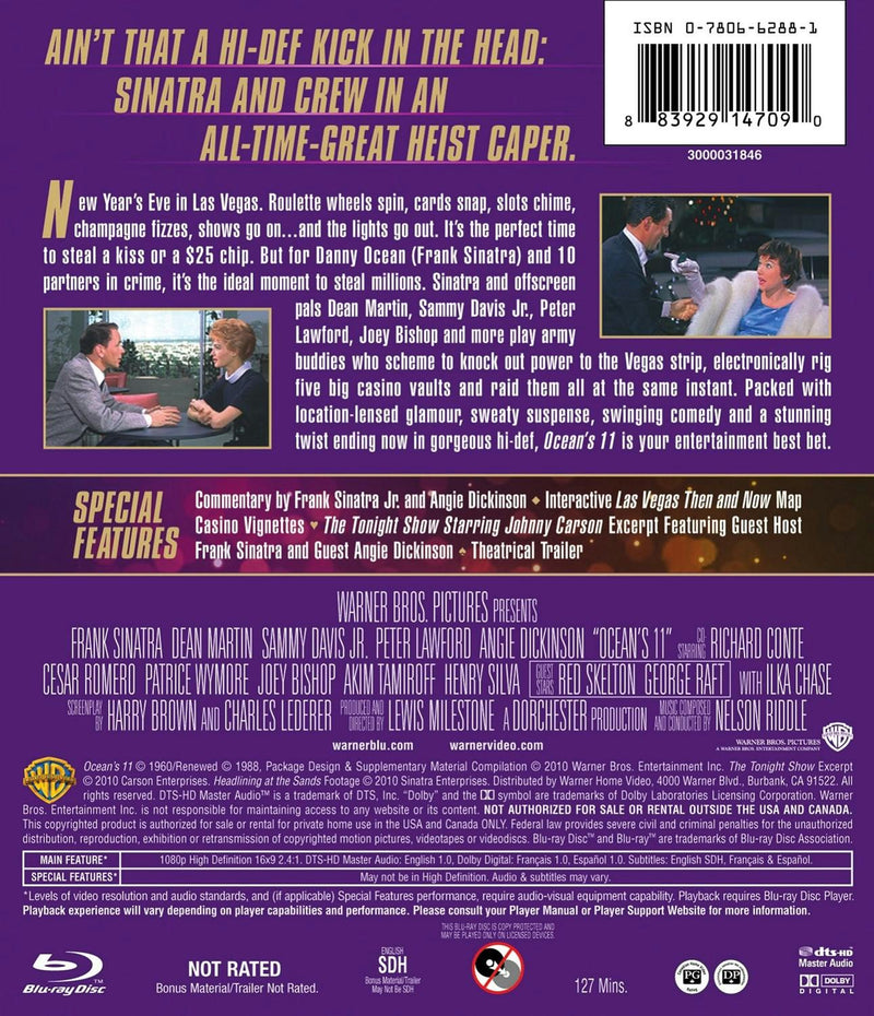 Ocean's 11 (Blu-ray 50th Anniversary Edition) [Blu-ray]