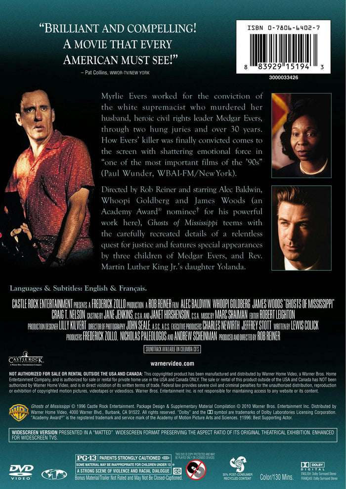 Ghosts of Mississippi (DVD New Packaging) [DVD]