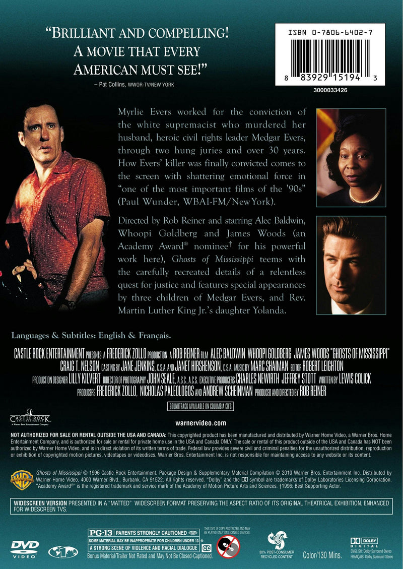 Ghosts of Mississippi (DVD New Packaging) [DVD]
