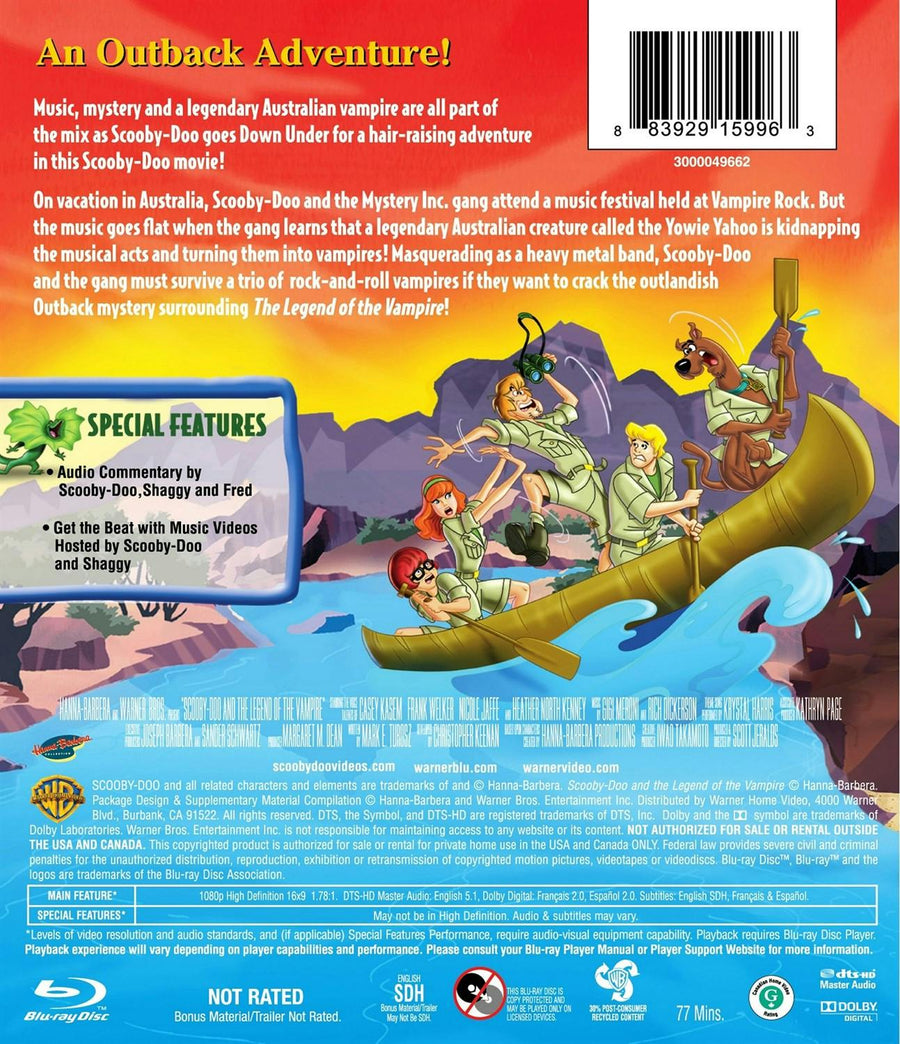 Scooby-Doo and the Legend of the Vampire [Blu-ray]