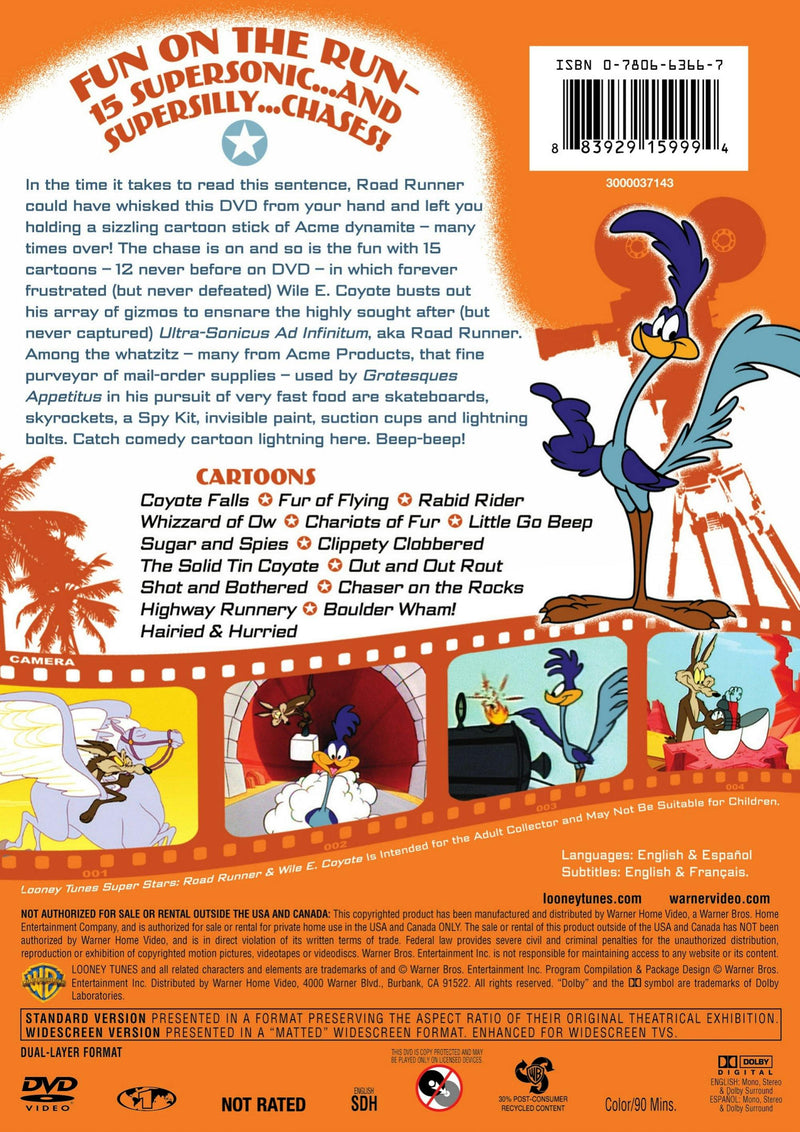 Looney Tunes: Super Stars - Roadrunner/Wile E Coyote [DVD]