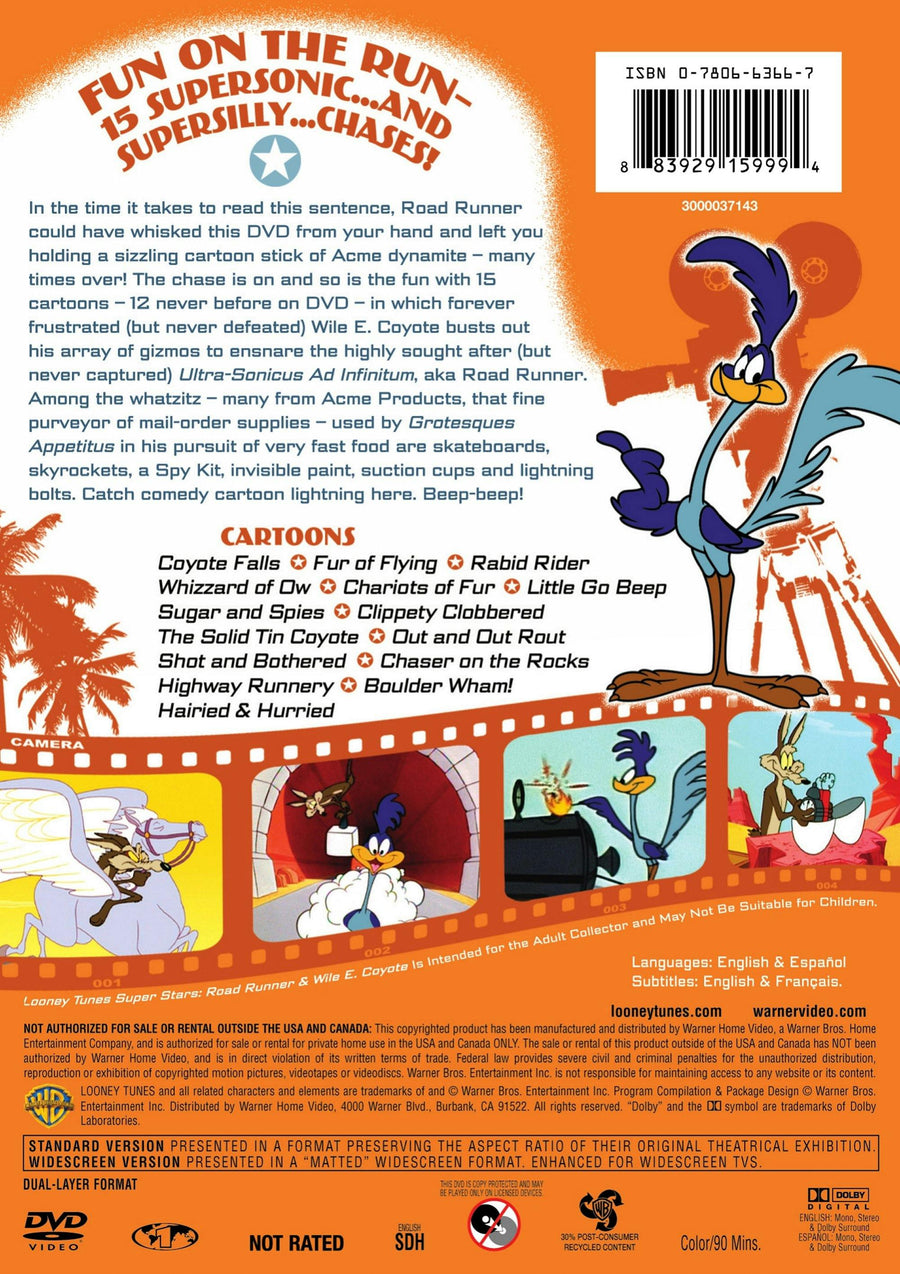 Looney Tunes: Super Stars - Roadrunner/Wile E Coyote [DVD]