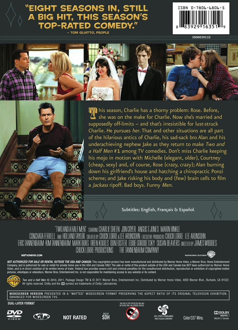 Two and a Half Men: The Complete Eighth Season [DVD]