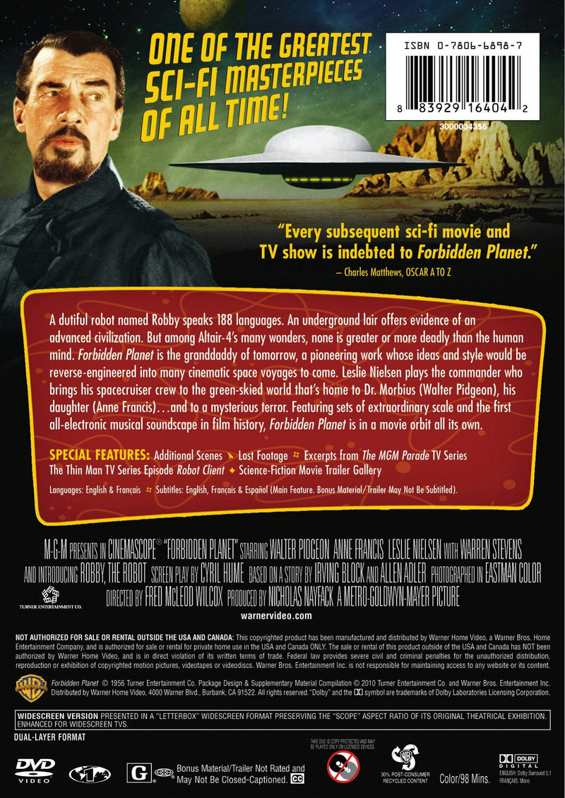 Forbidden Planet (DVD New Packaging) [DVD]