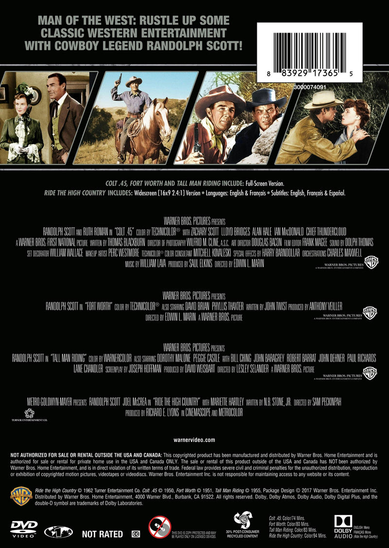 Randolph Scott Collection (Box Set) [DVD]