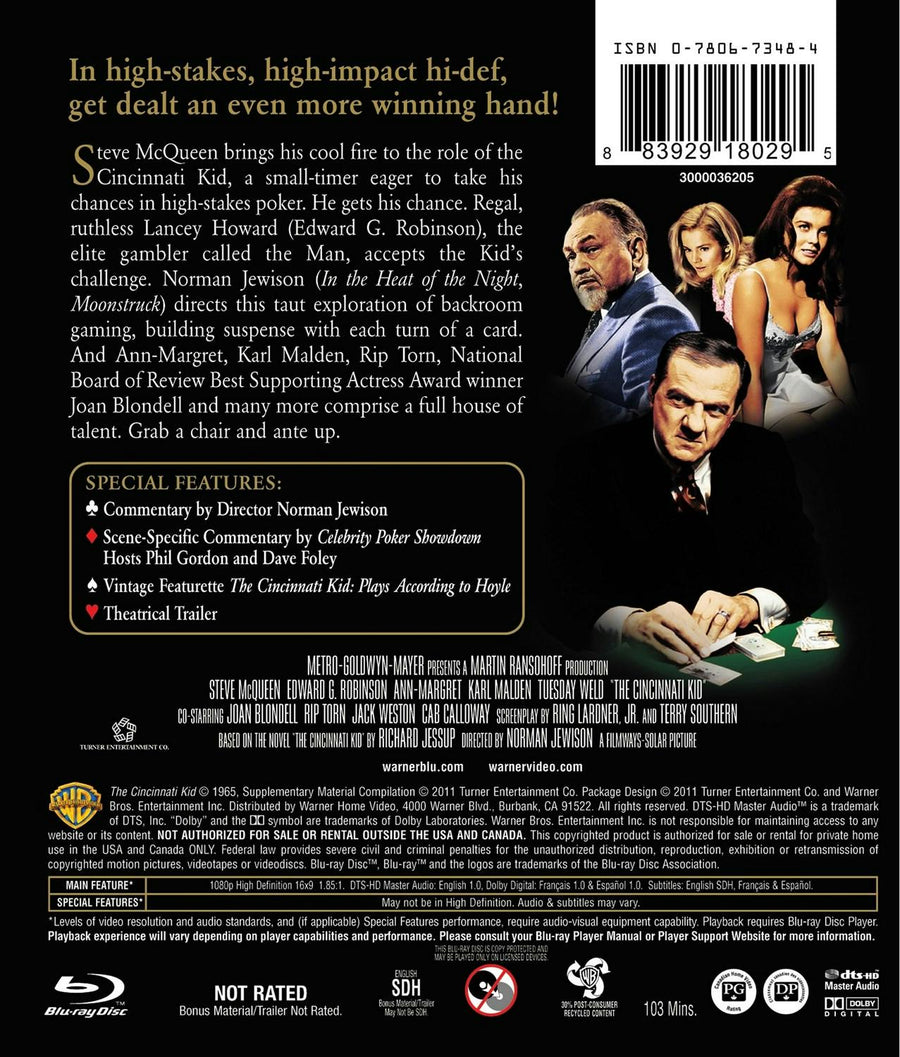The Cincinnati Kid [Blu-ray]