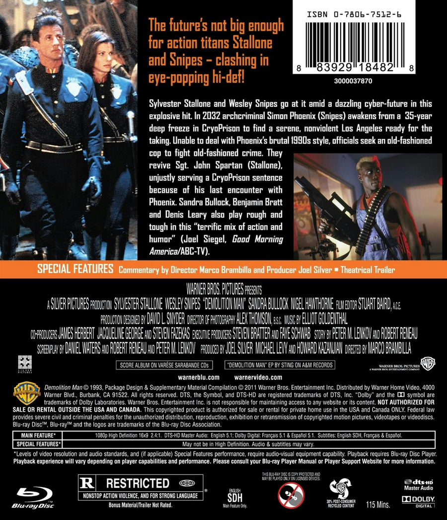 Demolition Man [Blu-ray]