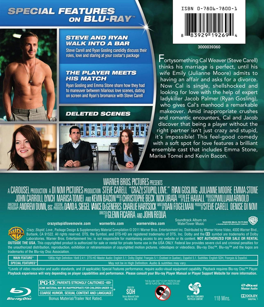Crazy, Stupid, Love [Blu-ray]