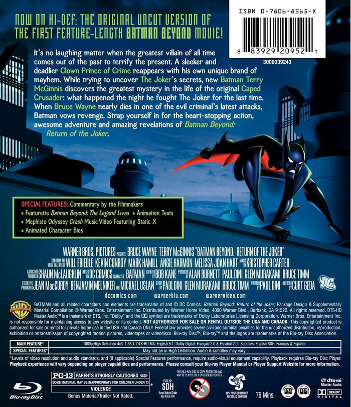Batman Beyond/Return of the Joker [Blu-ray]