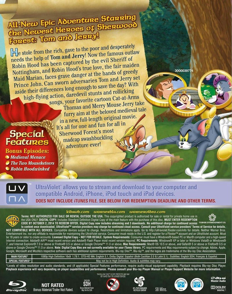 Tom and Jerry Robin Hood and His Merry Mouse [Blu-ray]